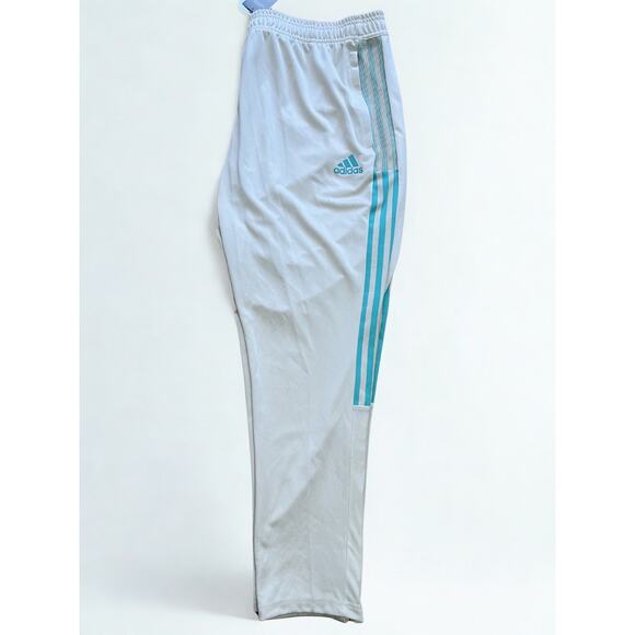 Adidas men 2XL wonder white TIRO soccer pants new with tag - Picture 2 of 5